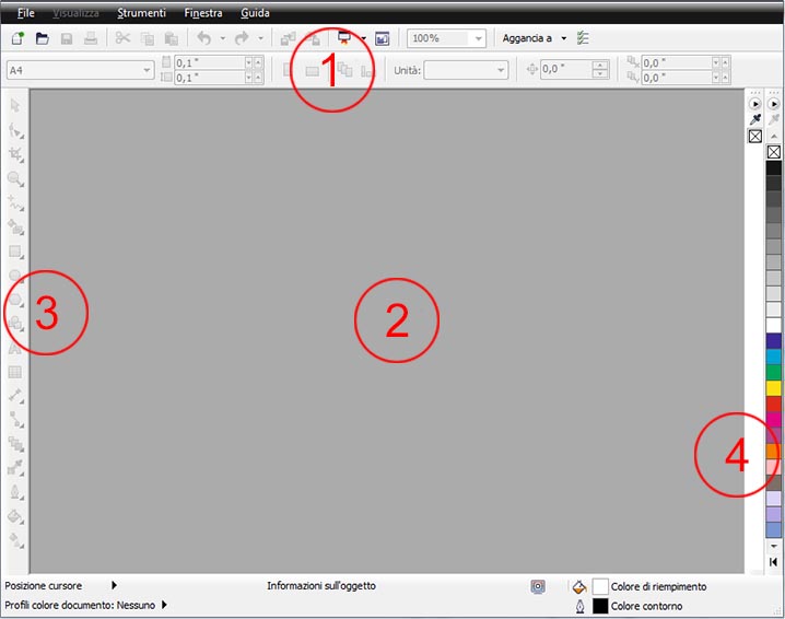 piano di lavoro corel draw